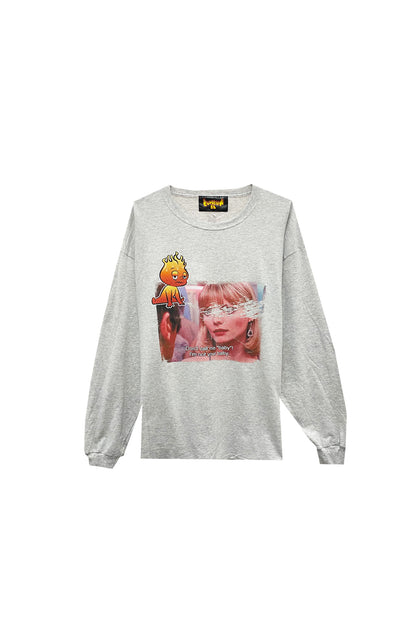 カタリストSB/ | Not Your Baby L/S Tee/ロンT/Gray