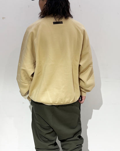 エッセンシャルズ/ESSENTIALS CREWNECK SWEATSHIRT/192BT222044F/スウェット/SAND