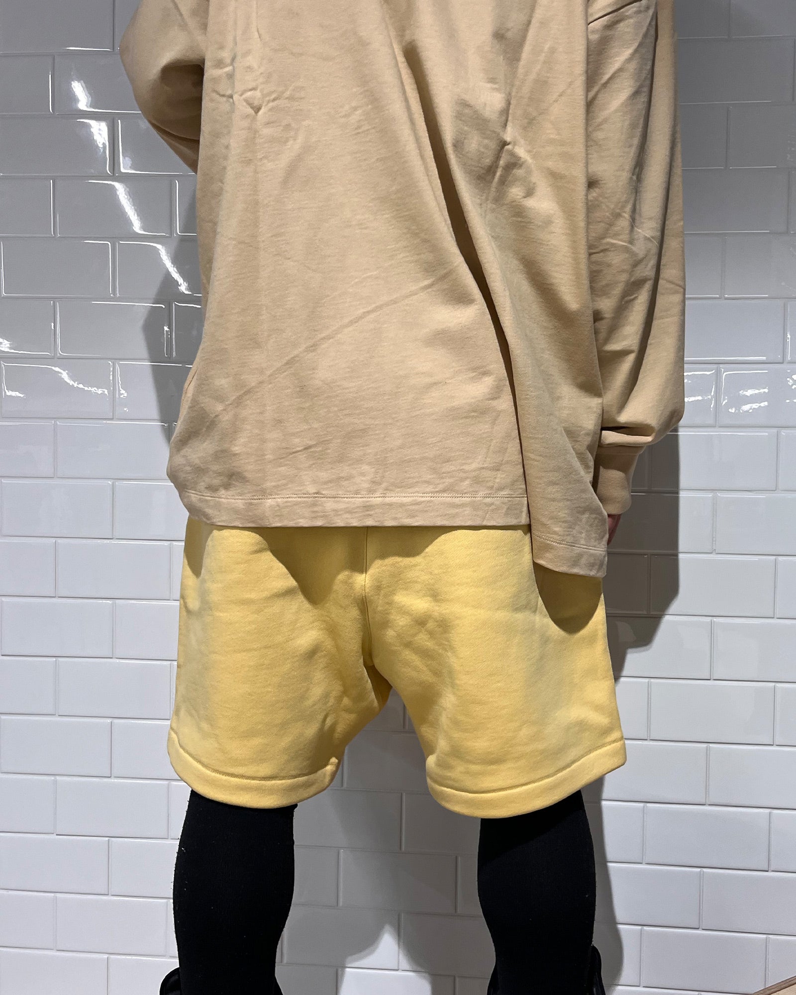 Yellow sales essentials shorts