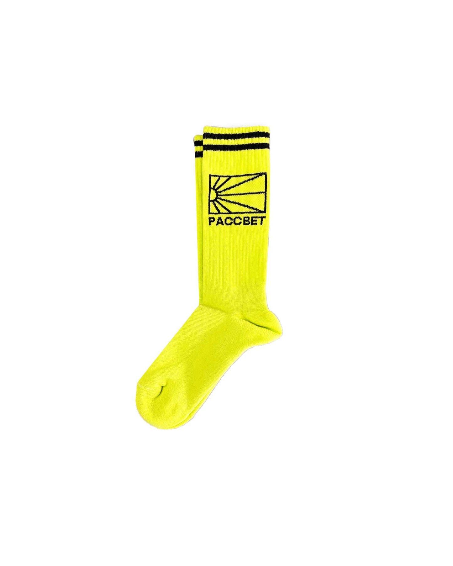 ラスベート/Men logo socks knit/ソックス/Lime