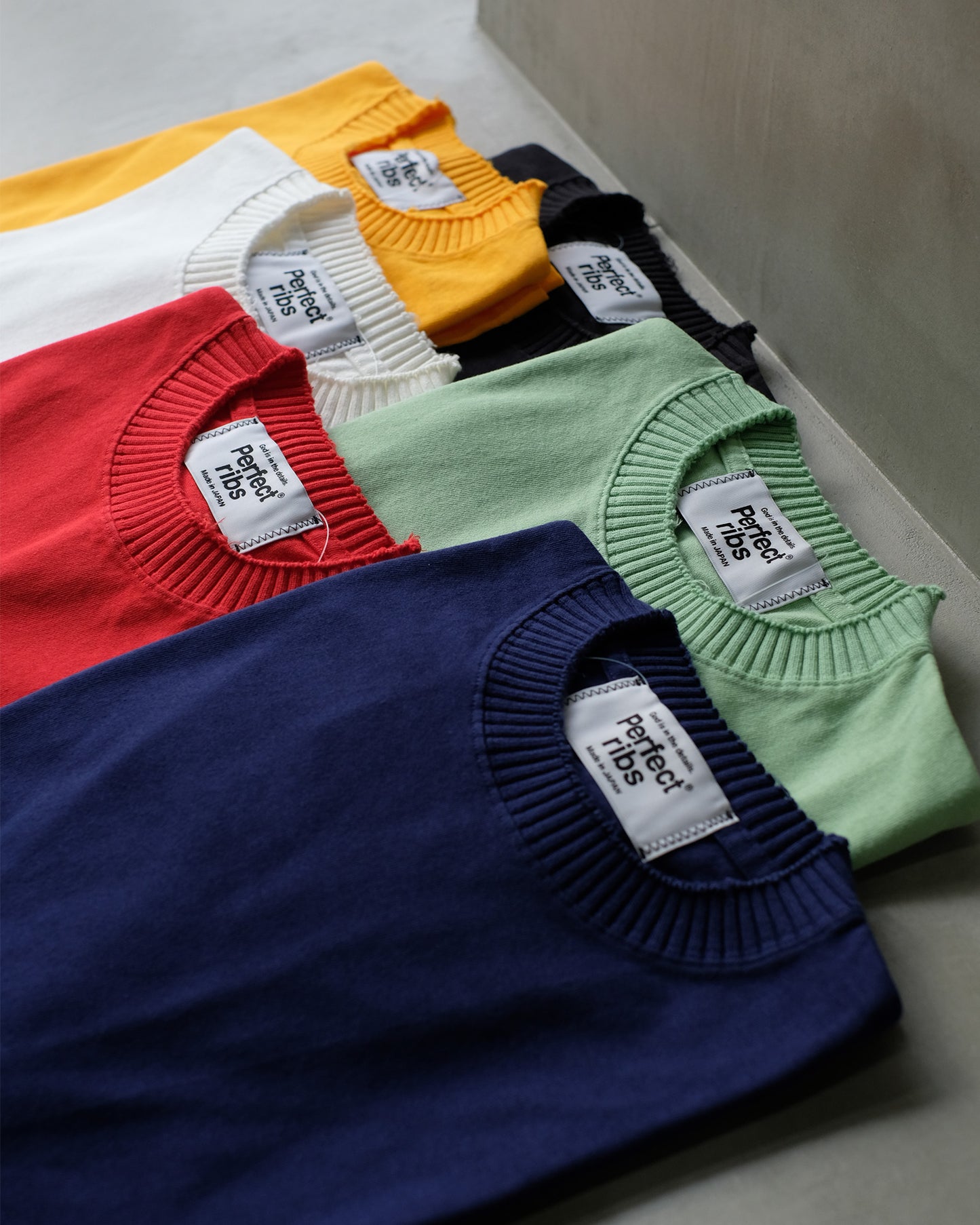 パーフェクトリブズ/Basic Short Sleeve T Shirt/Tシャツ/Red