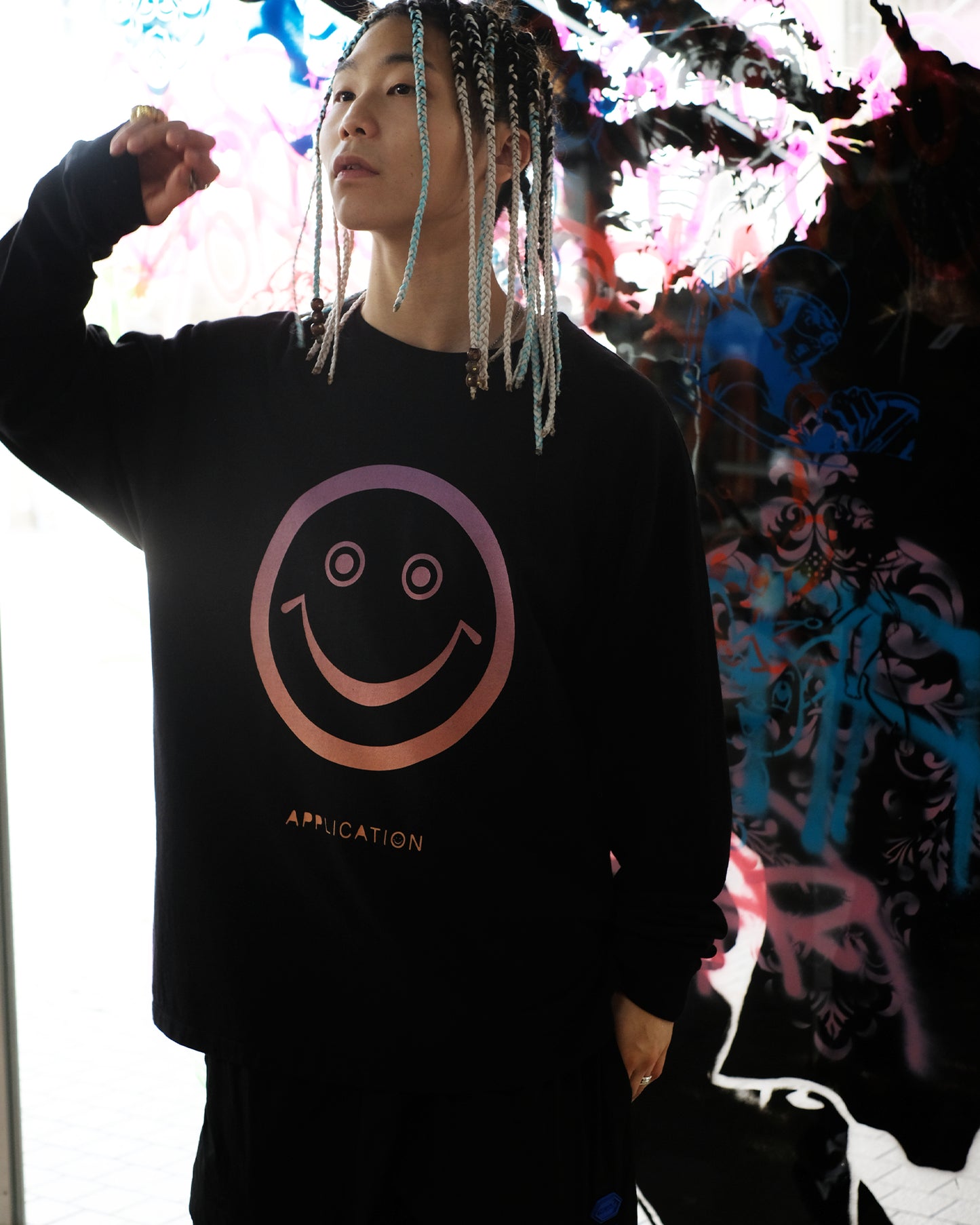 ALM LS SMILE Tee