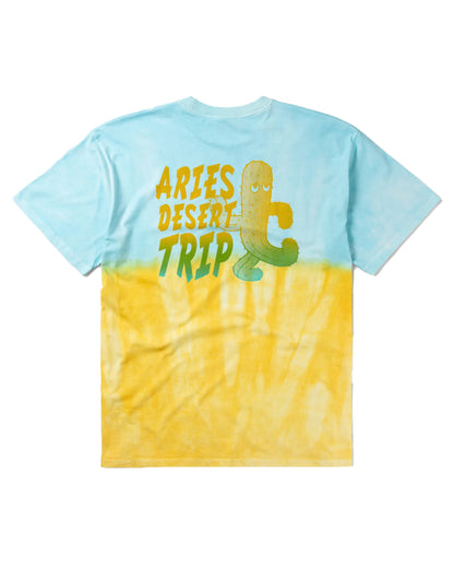 アリーズ/Desert trip dip-dye ss tee/Tシャツ/Blue