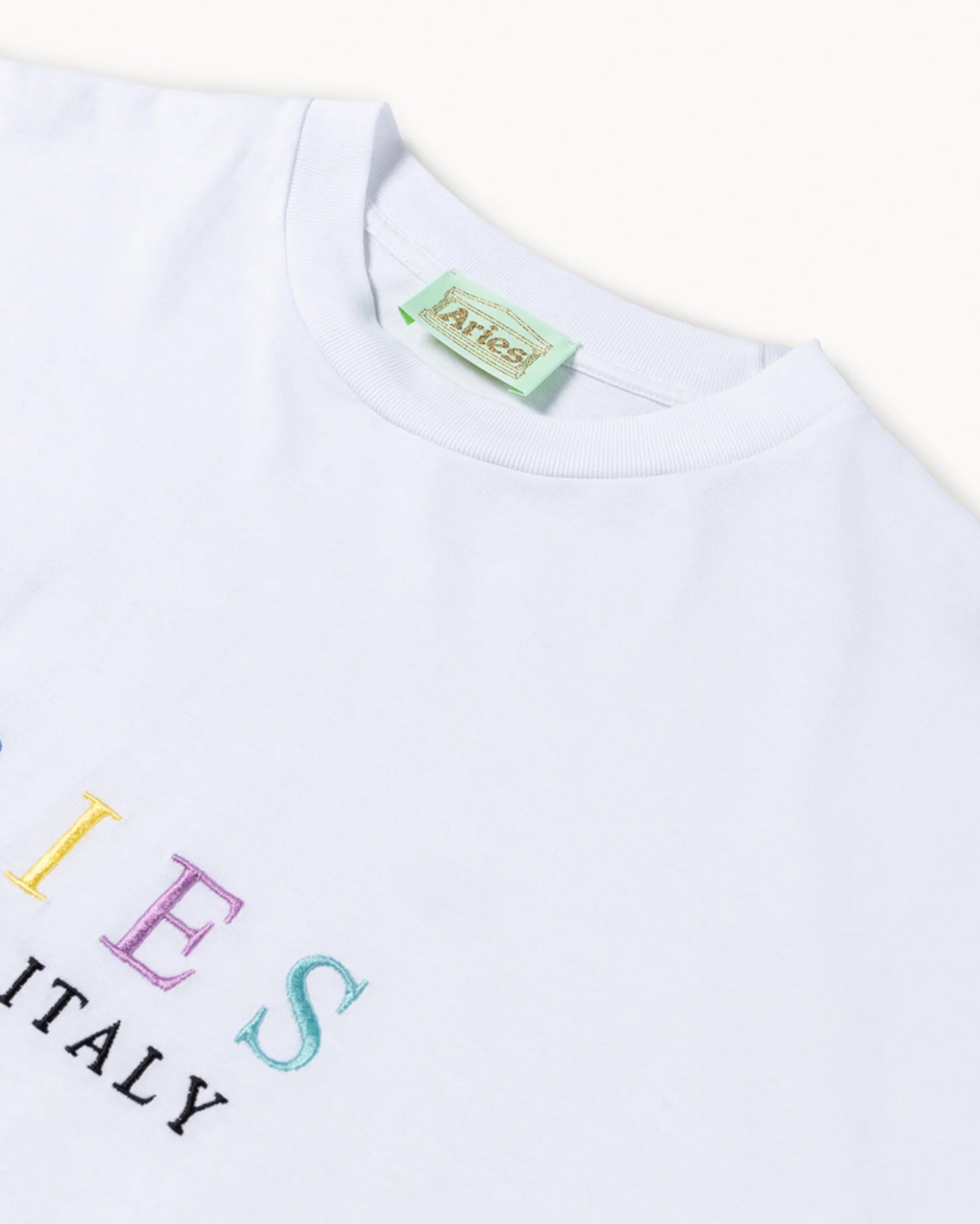 United colors of aries embroidered ss tee