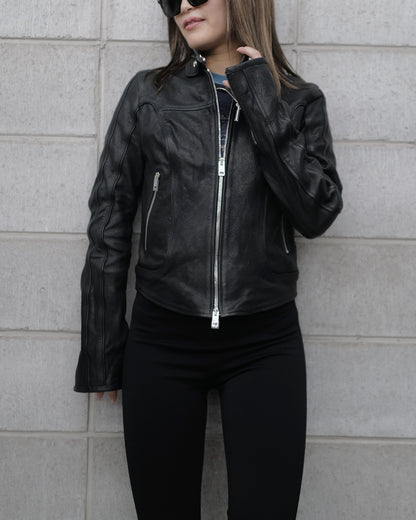 L-FOXI' leather jacket
