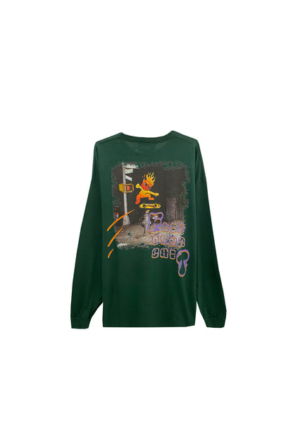 カタリストSB/ | Flip Longsleeve Tee/ロンT/Green