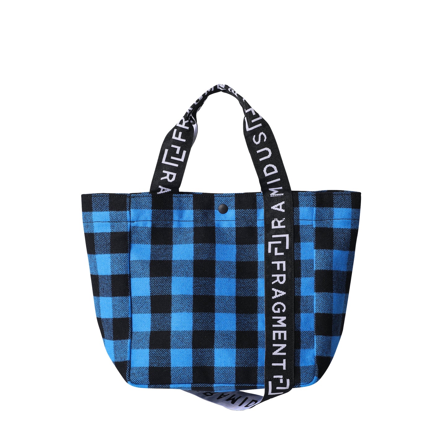 ラミダス/Tote bag - Block check  "BLUE"