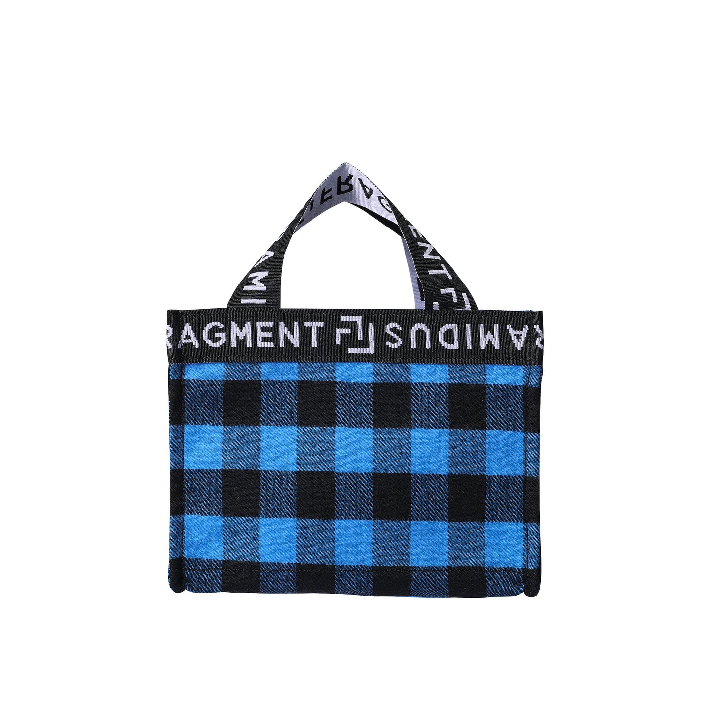 Ramidas/Tote bag - Block check "BLUE"