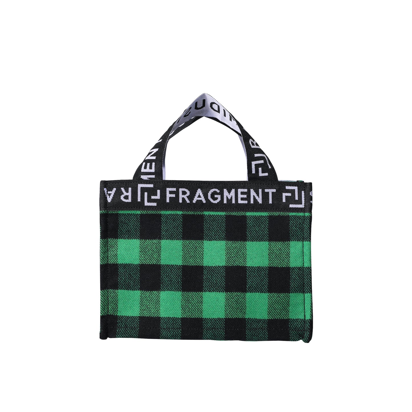 Tote bag - Block check "GREEN"