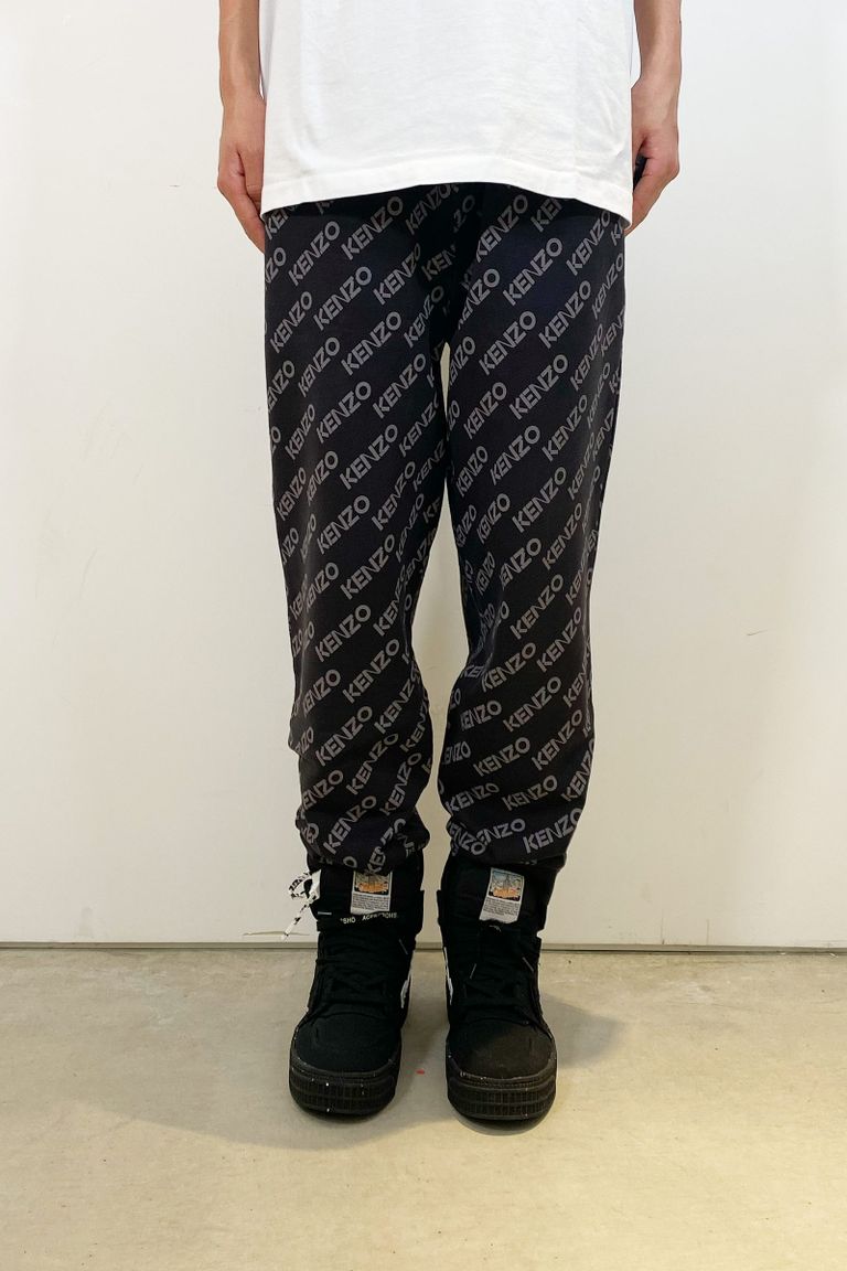 ケンゾー/MONOGRAM REGULAR JOGPANT/パンツ/Black